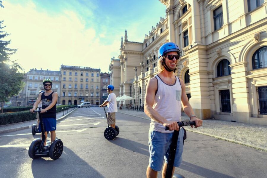 Segway Tour Krakow: Grand Tour (Old Town + Wawel Castle) - Riding through the Old Town instead of just walking it