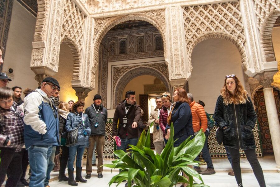 Seville: Alcázar and Cathedral Entry Ticket and Guided Tour - Giralda: a walk up, not an elevator ride