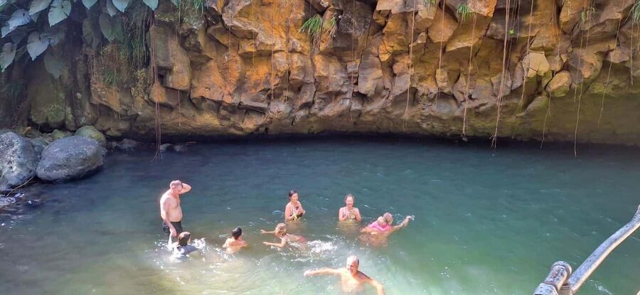 Shared Tour: Annandale Waterfall, Fort & Beach Escape - Annandale Waterfall and its cool swimming pool