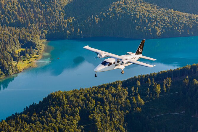Sightseeing flight Zugspitze Neuschwanstein Castle Alps Munich Augsburg - Neuschwanstein from a rare angle