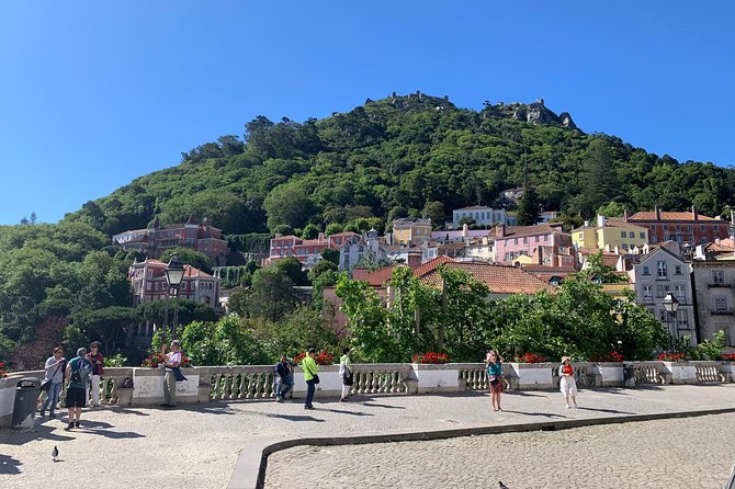 Sintra Cascais Private Tour with Pena Palace and Mouros Castle - Reaching the rugged Moorish Castle