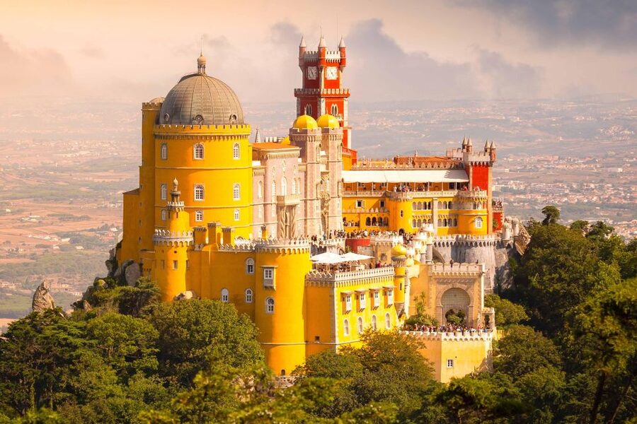Sintra: Pena Palace, Moorish Castle, Regaleira, & Monserrate - Starting at the Castle of the Moors