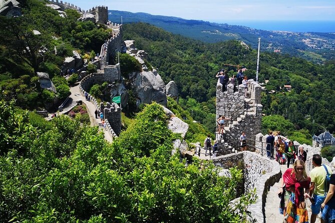 Sintra Tour with Pena Palace, Moorish Castle and Regaleira - Private - Reaching Pena Palace before the crowds