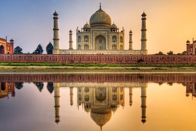 Taj with mausoleum and Agra fort visits : Choose Your Option - The Taj Mahal, from garden view to marble interior