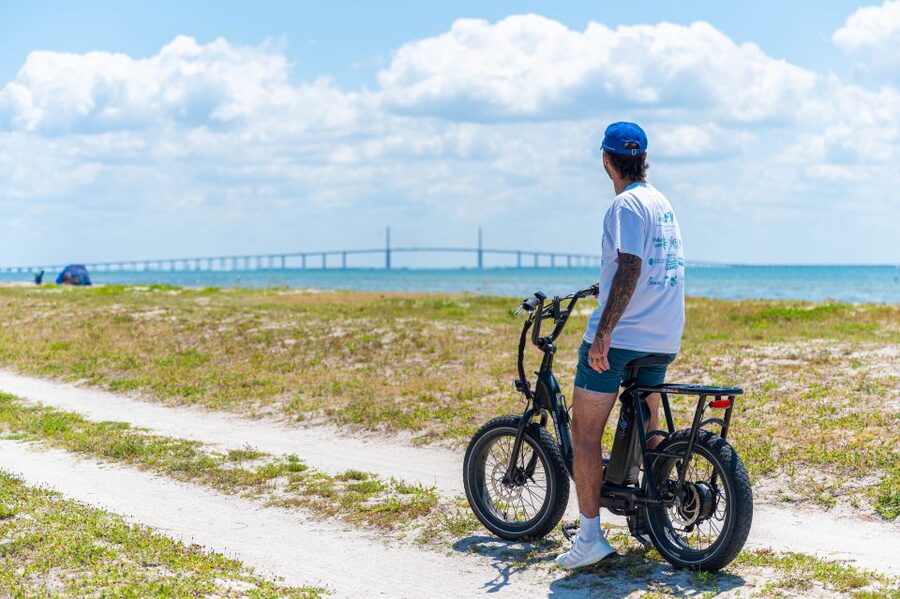 Tierra Verde: Fort De Soto Beach Guided E-Bike Nature Tour - The return along a scenic nature trail