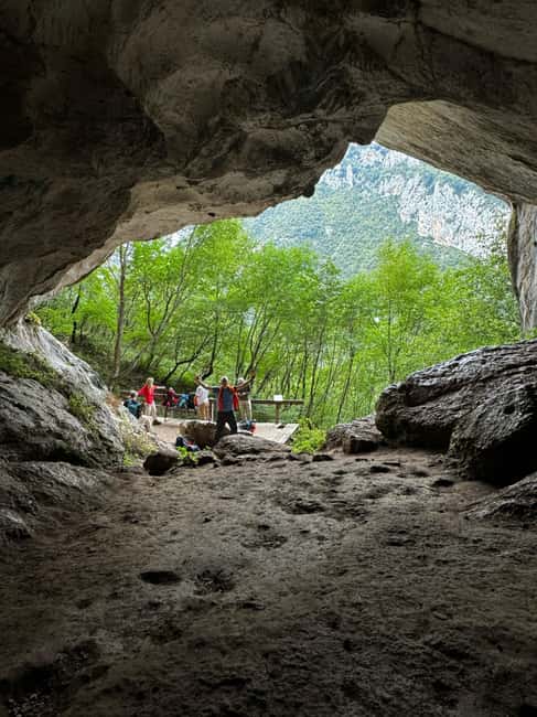 Tirana Adventure: Petrela Castle, Black Cave Hike & Zipline - The optional zipline above the canyon