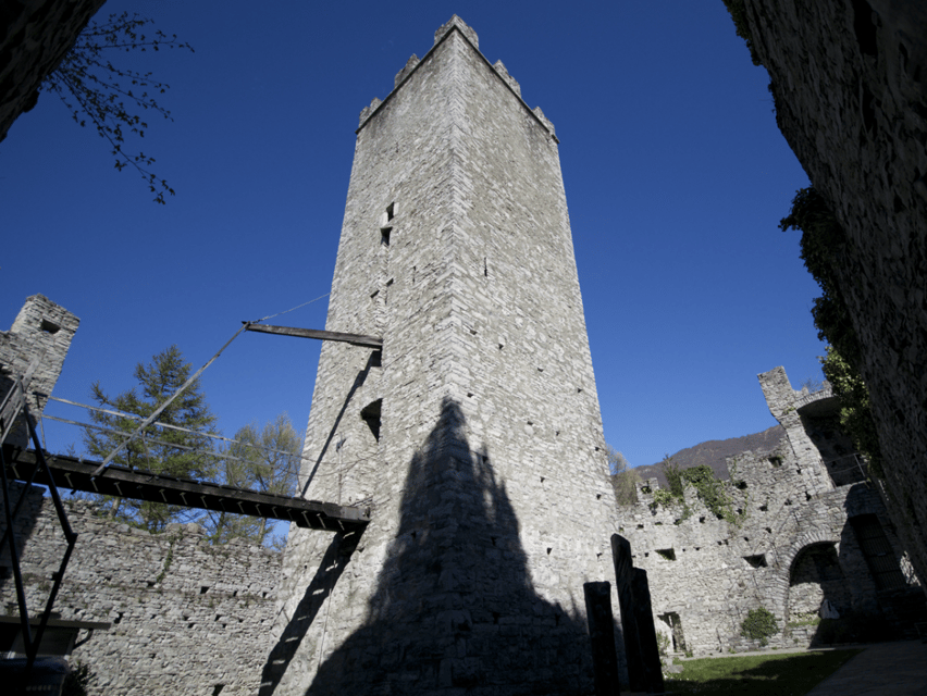 Varenna: Castello di Vezio Entry Ticket - Entering the tower and looking across Lake Como